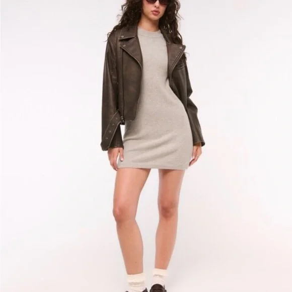 Abercrombie & Fitch Madeline Mini Dress - Color Sand - Picture 2 of 5